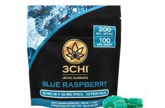 3Chi Blue Raspberry D8 Gummies